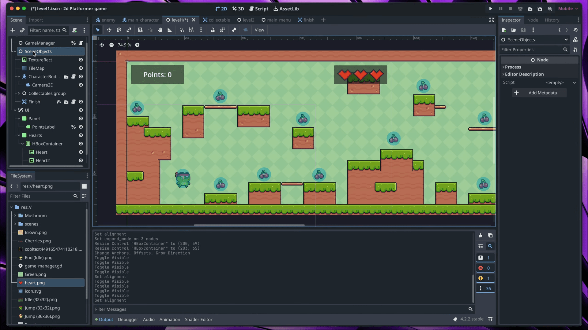 Godot editor